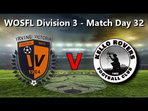 Irvine Vics 1 : Kello Rovers 1 - 13th May 2023