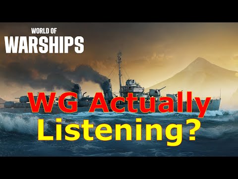 World of Warships- Wagaming Actually Listening To The Playerbase??