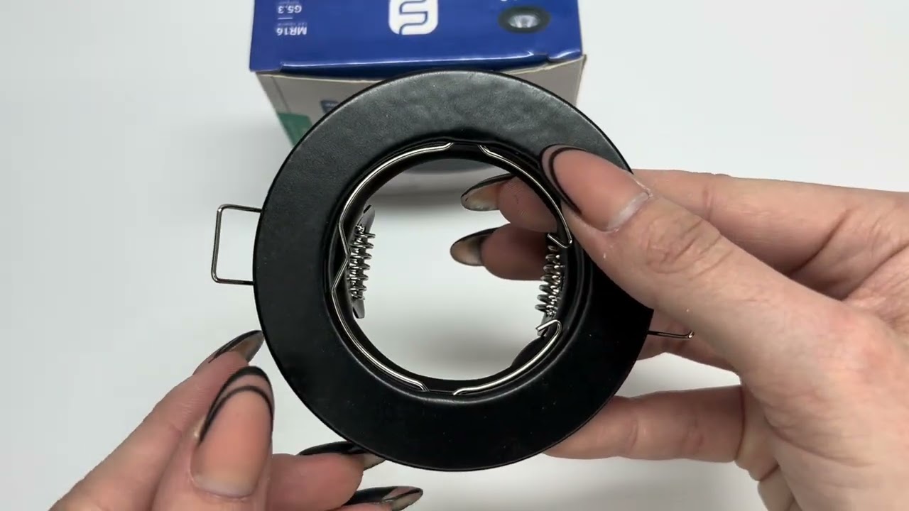 Врезной точечный светильник FERON DL10 MR-16 черный 01817