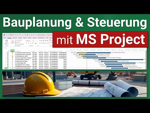 Construction Project Management with MS Project - Tutorial & Demo for Planners & Construction Man...
