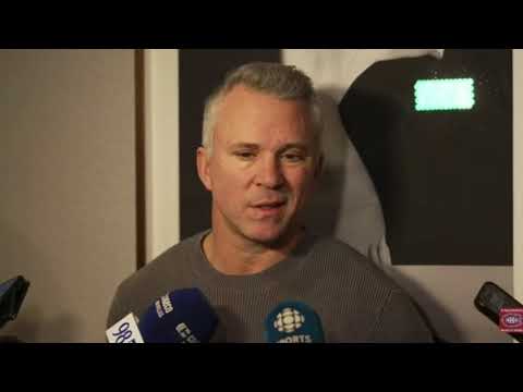 #Habs Martin St. Louis on playing Adam Engstrom over Arber Xhekaj/Jayden Struble - Dec 13
