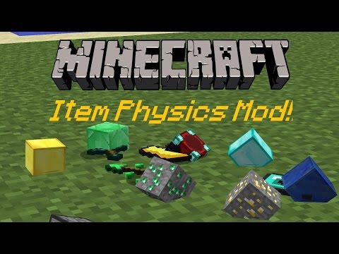Minecraft 1.11.2 : Item Physics Mod! | Mod Review!