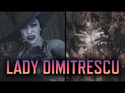 Resident Evil 8 Village - Lady Dimitrescu Boss Fight & Final Transformation Form