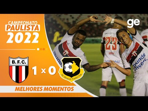 BOTAFOGO-SP 1 X 0 SÃO BERNARDO| MELHORES MOMENTOS | 9ª RODADA PAULISTA 2022 | ge.globo