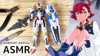  - 【ASMR】ガンプラ作って絵を描く【HG 機動戦士ガンダム 水星の魔女 ガンダムエアリアル 1/144スケール 色分け済みプラモデル / スレッタ・マーキュリー イラストメイキング】