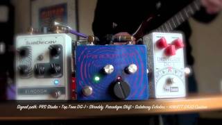 Video thumbnail for Just for fun: Skreddy Paradigm Shift with Top Tone DG-1 and Subdecay Echobox by Brett Kingman