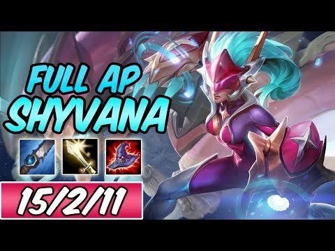 AP SHYVANA JUNGLE | New Build & Runes | Diamond Super Galaxy Shyvana | League of Legends | Season 9