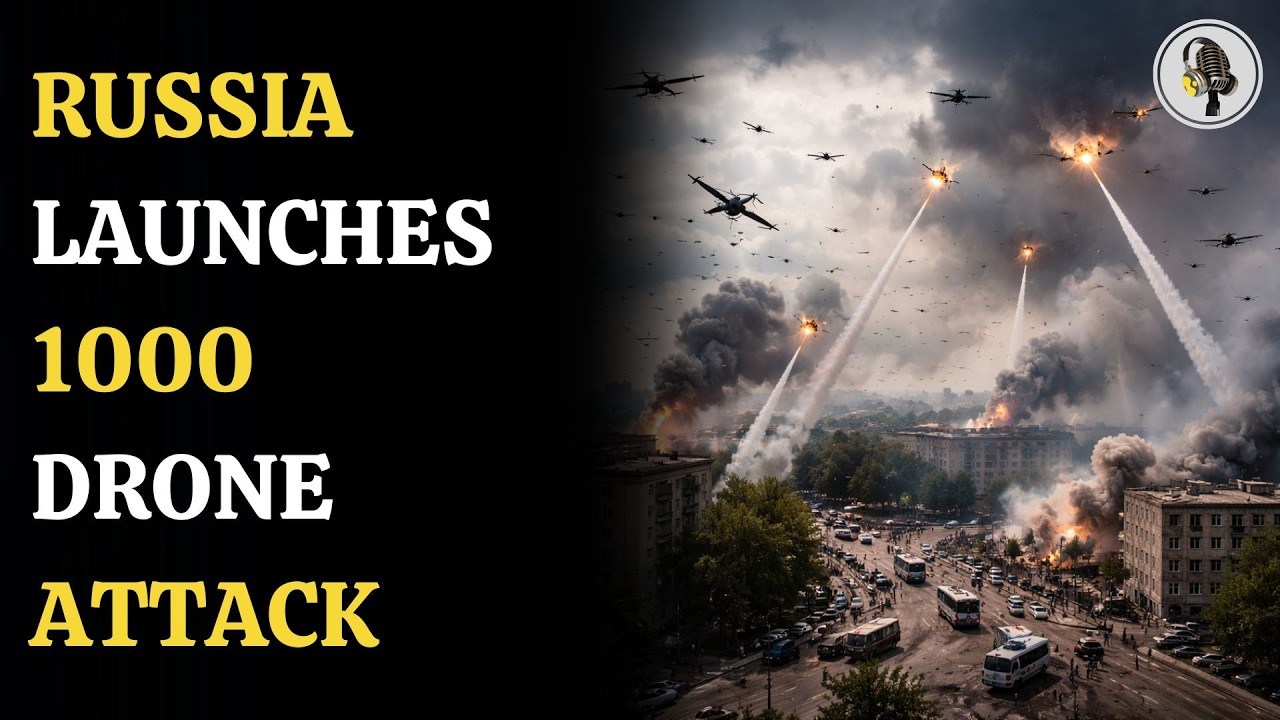 Russia Launches 1000 Drones in 24 Hours on Ukraine | WION Podcast