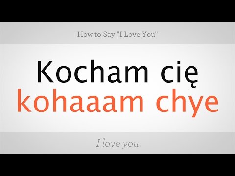 YouTube video about: How do you say I love you in poland?