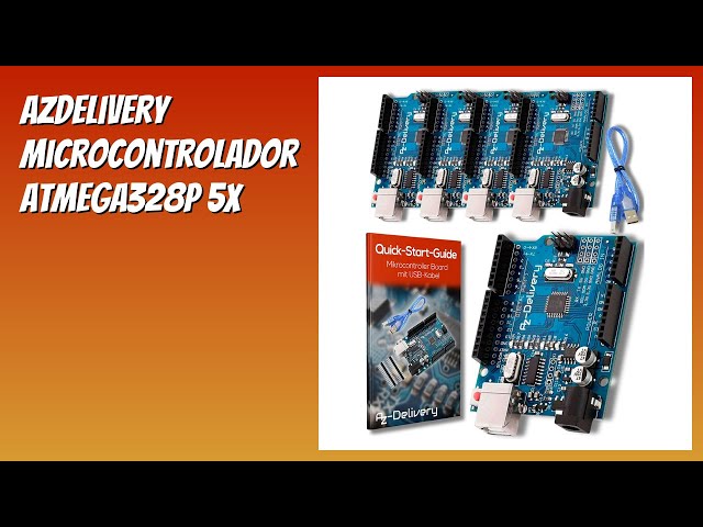 Vídeo relacionado con AZDelivery Microcontrolador ATmega328P Tarjeta Placa de Desarrollo con Cable USB con E-Book Incluido!