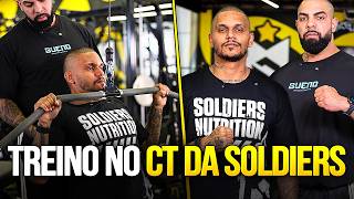 MEU PRIMEIRO TREINO NO CT DA SOLDIERS NUTRITION