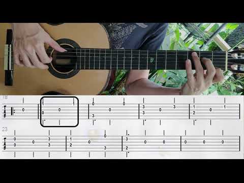 Sor - Opus 31 No 1, Andante with Tab Tutorial & PDF