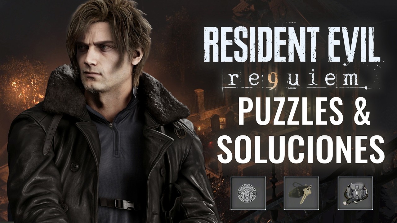 RESIDENT EVIL 9 REQUIEM - CAJAS FUERTES, MONEDAS, MOCHILAS Y PUZZLES