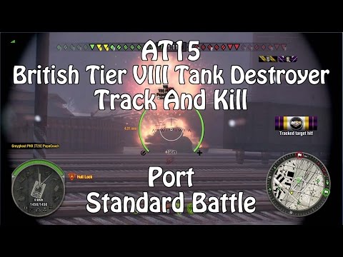 World Of Tanks || Xbox 360 || AT15 British Tank Destroyer || Track And Kill