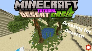 Minecraft How to Build an Oasis -Tutorial-