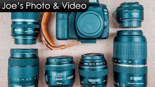 My Current Photography Lenses & Camera For 2017