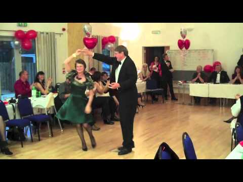 Rose and Mike dance the Gay Gordons