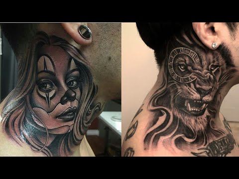 ESTILOS DE TATUAGENS NO PESCOÇO MASCULINO PARA SE INSPIRAR - TATOO PESCOÇO FECHADO - TENDÊNCIA 2022
