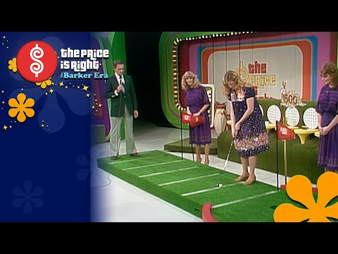 Sweet Contestant Hopes For a Perfect Putt During HOLE-IN-ONE! - The Price Is Right 1983