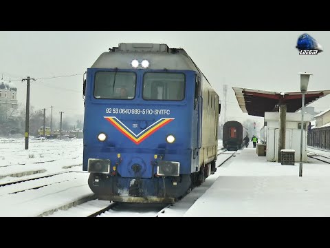 Horns Show de Goarne By GM 64-0989-5 & Mecanic Super Engineer in Gara Satu Mare Station 20 Jan 2021