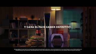 Burger King GANA EL PACK GAMER DEFINITIVO anuncio