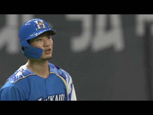 【3回裏】ファイターズ・西川 右中間を破るタイムリー3ベースヒットで先制に成功!! 2021/9/18 F-M