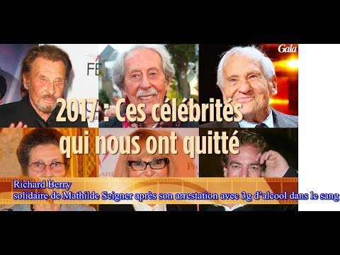 Richard Berry  solidaire de Mathilde Seigner après son arrestation avec 3g d’alcool dans le sang