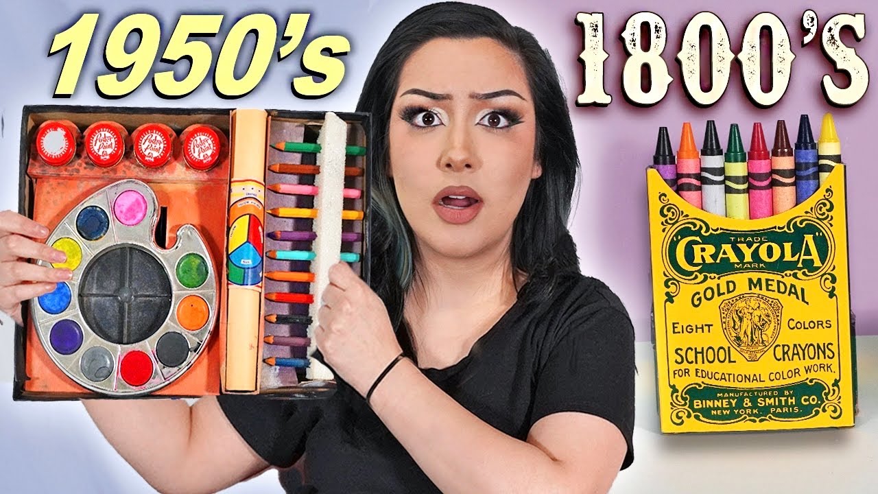 I Used VINTAGE Art Supplies For A Week...