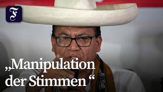 Peruanischer Präsidentschaftskandidat Sanchez will Wahlergebnis nicht anerkennen