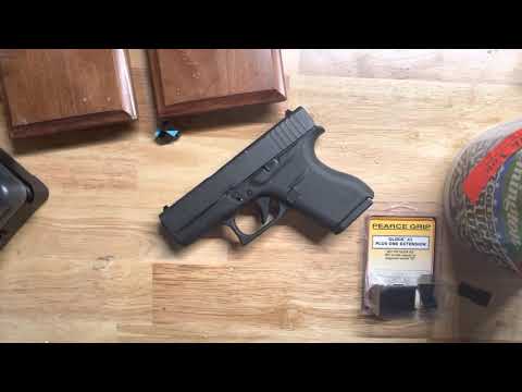 Glock 43 mag extension. Pearce Grip