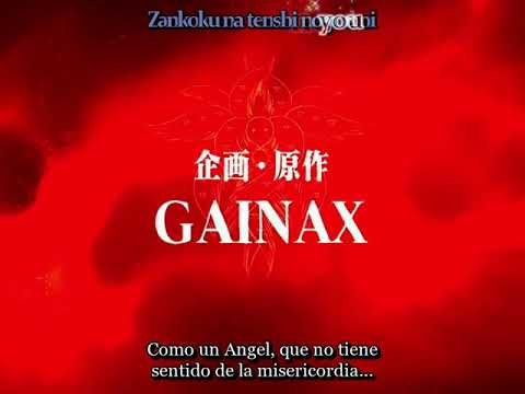 Neon Genesis Evangelion OP ┃Zankoku na Tenshi no Teeze【Sub español + Lyrics】