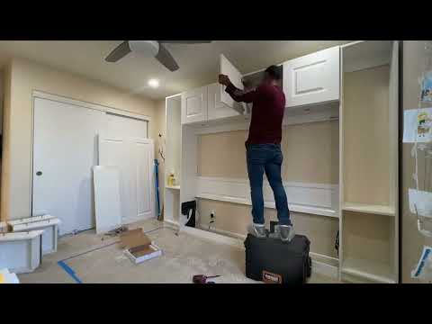 Breda beds Murphy bed assembly Timelapse