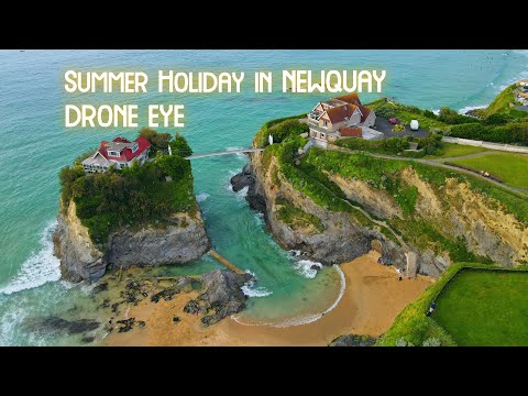 AMAZING NEWQUAY CORNWALL UK DRONE 4K