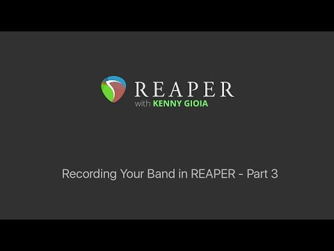Recording Your Band in REAPER - Part 3 - Getting The Drum Levels