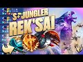 Why Rek'Sai Jungle Has One Of The HIGHEST Win Rates! | Season 14 Challenger Jungle Guide/Best Build
