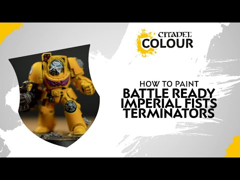 How to Paint: Battle Ready Imperial Fists Terminators
