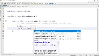 Converter String para int | Java