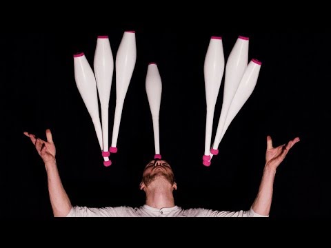 5 Clubs, No More -Juggling tricks