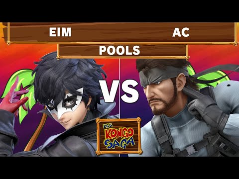 2GG Kongo Saga  - AC (Snake) VS Eim (Joker) Pools - Smash Ultimate