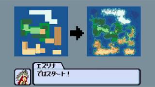 オオカミでもわかるドット絵講座第1回~架空地図編~