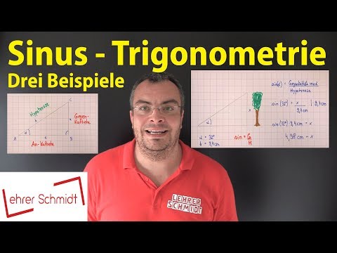 Sine - Trigonometry - How it's done! | Lehrerschmidt