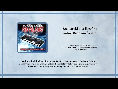 AVALON, Konariky na lisočki, autor rusínskej piesne Radovan Šašala, rusyn,