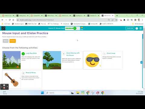 CS Discoveries Unit 3: Lesson 17 - Mouse Input (25 - 26)