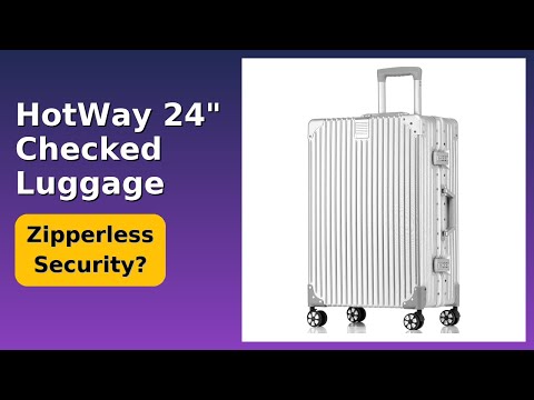 REVIEW (2025): HotWay 24" Checked Luggage. ESSENTIAL details.