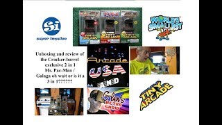 Ms. Pac-Man/Galaga unboxing and review by Super Impulse!
