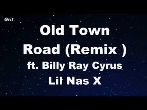 Karaoke♬ Old Town Road ft. Billy Ray Cyrus ( Remix ) - Lil Nas X 【No Guide Melody】 Instrumental