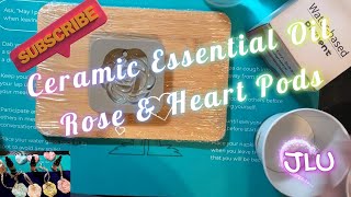 Resin Project - Essential Oil Infused Ceramic Roses & Hearts ❤️🌹