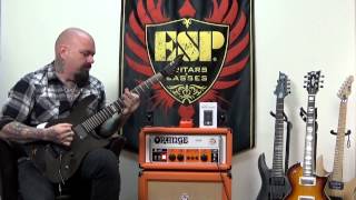 Video thumbnail for ESP Guitar E-II Standard M-II See Thru Black Demo by 6-String