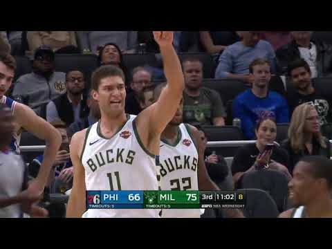 Brook Lopez (21 points) Highlights vs. Philadelphia 76ers
