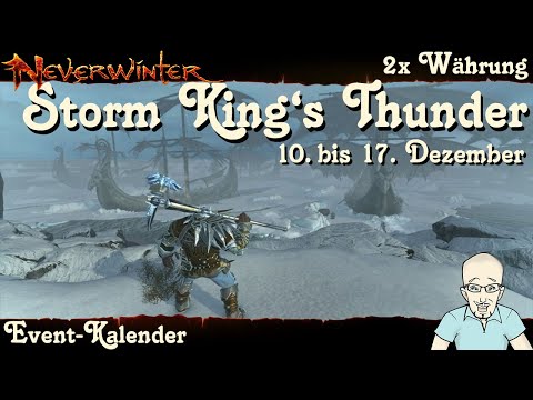 NEVERWINTER: Event-Kalender 2x Währung Storm King's Thunder - 10. bis 17. Dezember 19h - PS4 deutsch